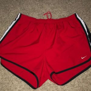 Red Nike Dri-Fit Running Shorts